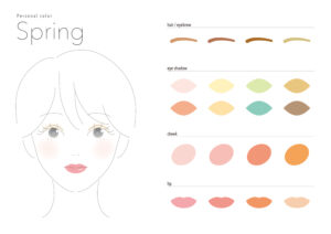 イメコンフリー素材 パーソナルカラーや骨格診断の無料素材